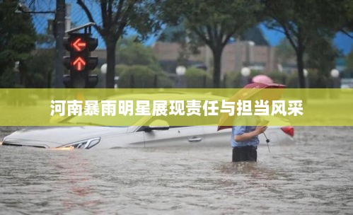 河南暴雨明星展现责任与担当风采