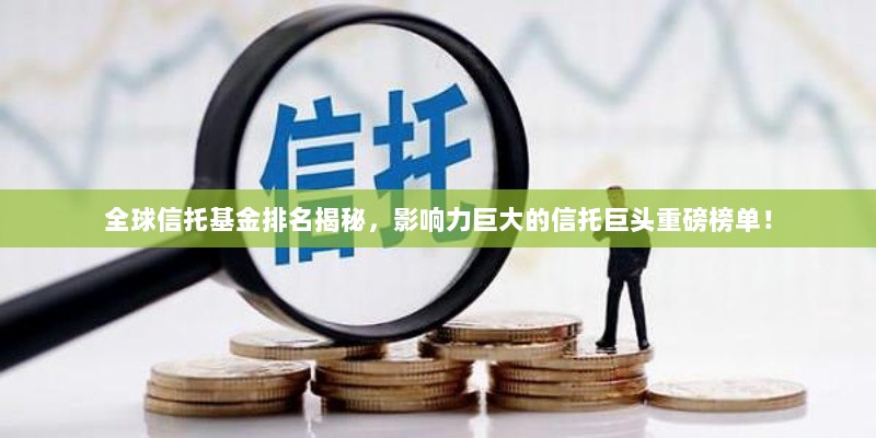 全球信托基金排名揭秘，影响力巨大的信托巨头重磅榜单！