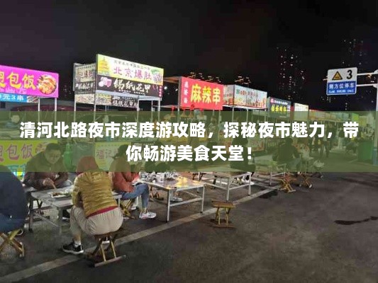 清河北路夜市深度游攻略，探秘夜市魅力，带你畅游美食天堂！