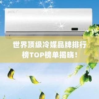 世界顶级冷媒品牌排行榜TOP榜单揭晓！