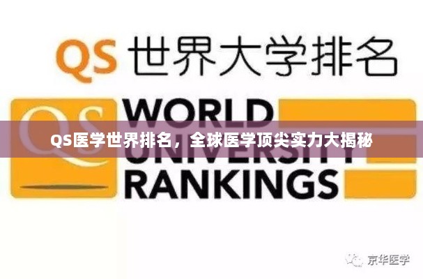 QS医学世界排名，全球医学顶尖实力大揭秘