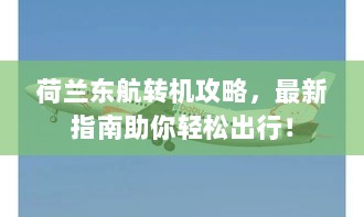 荷兰东航转机攻略，最新指南助你轻松出行！