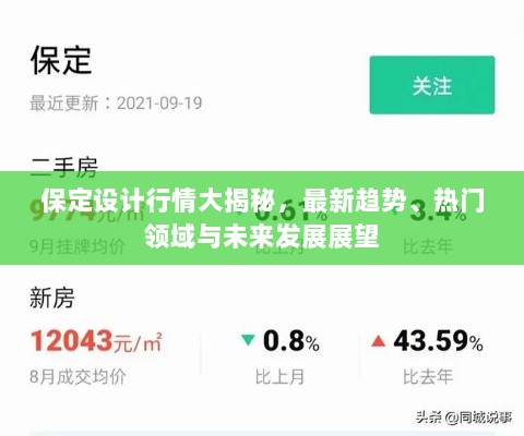 保定设计行情大揭秘，最新趋势、热门领域与未来发展展望