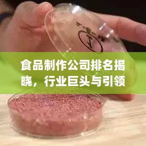 食品制作公司排名揭晓，行业巨头与引领者榜单大揭秘！