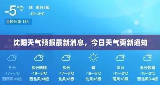 沈阳天气预报最新消息，今日天气更新通知