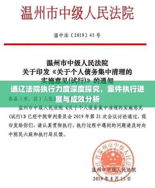 通辽法院执行力度深度探究，案件执行进展与成效分析