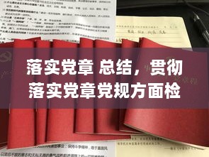 落实党章 总结，贯彻落实党章党规方面检视问题及整改清单 