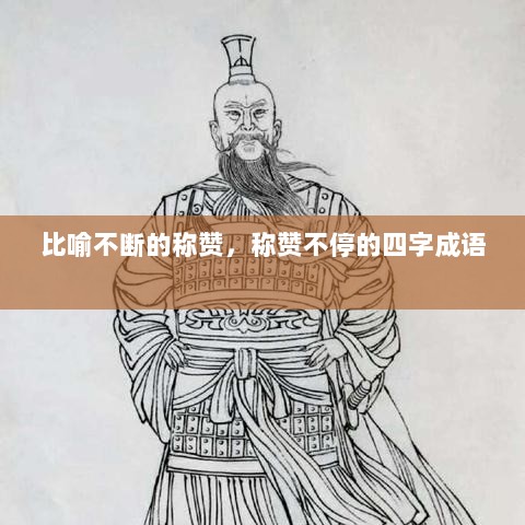 比喻不断的称赞，称赞不停的四字成语 